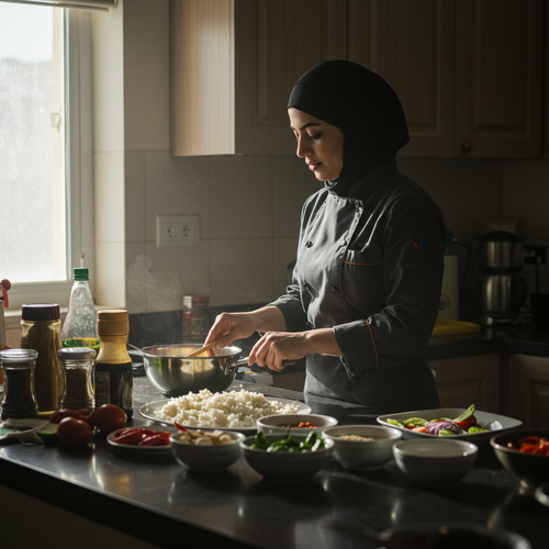 مطلوب طباخة بالرياض الملز
