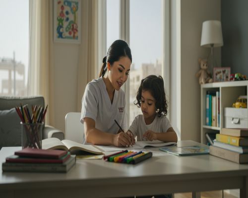 مربيات اطفال جدة حي الاندلس