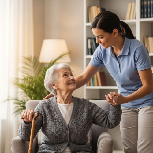 مساعدة شخصية لكبار السن جده